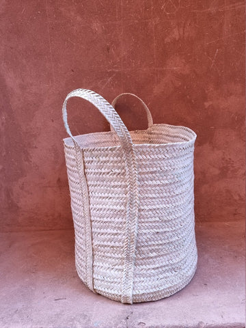 GRAND PANIER DE RANGEMENT BOHO CHIC FAIT MAIN